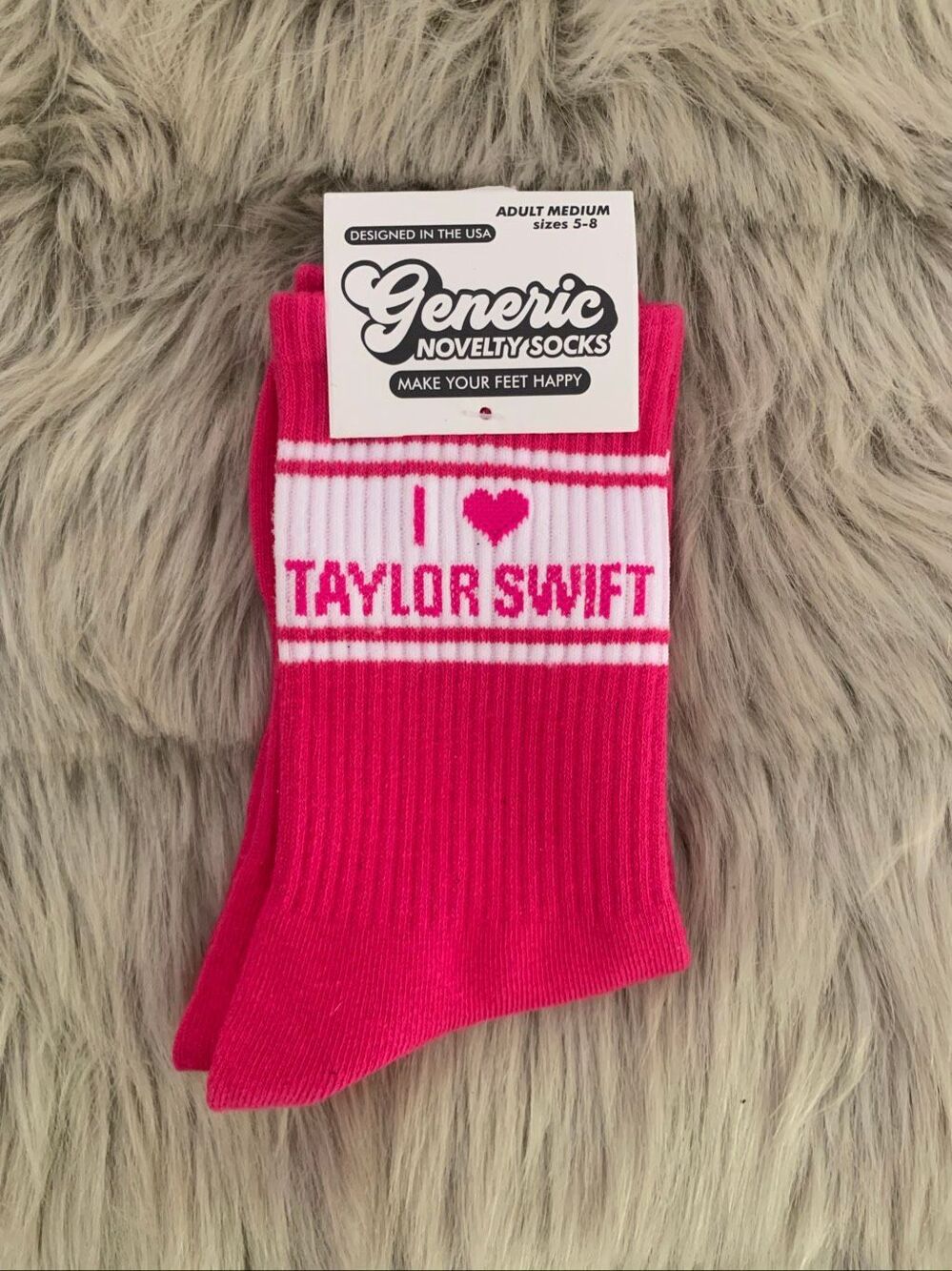 NWT Taylor Swift Casual Crew Socks